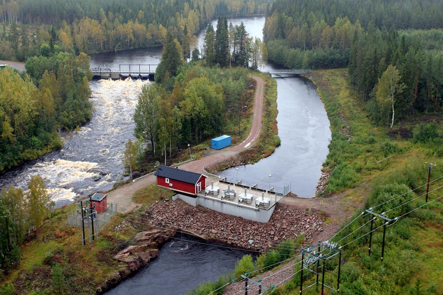 Gammelby hydropower plant