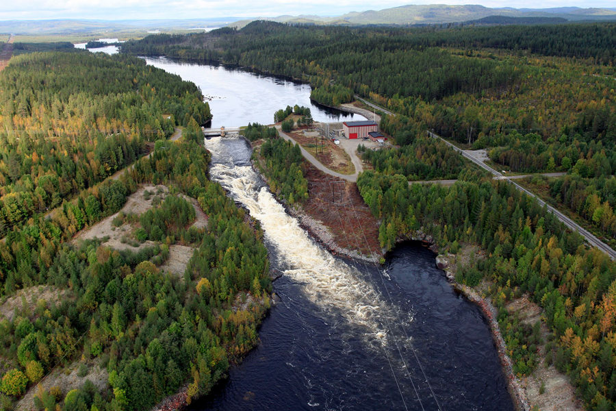 Hoting hydropower plant